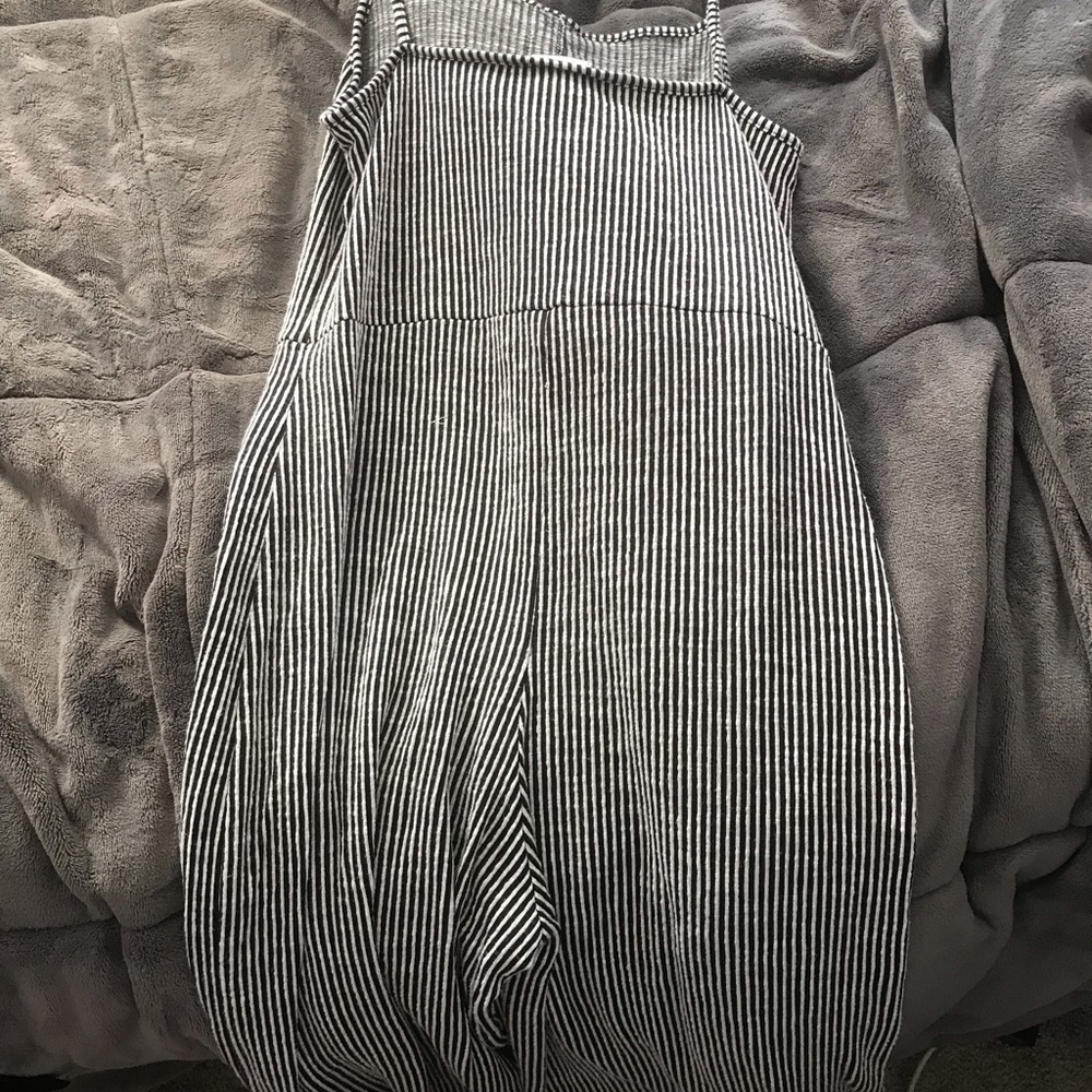 Striped jumpsuit
